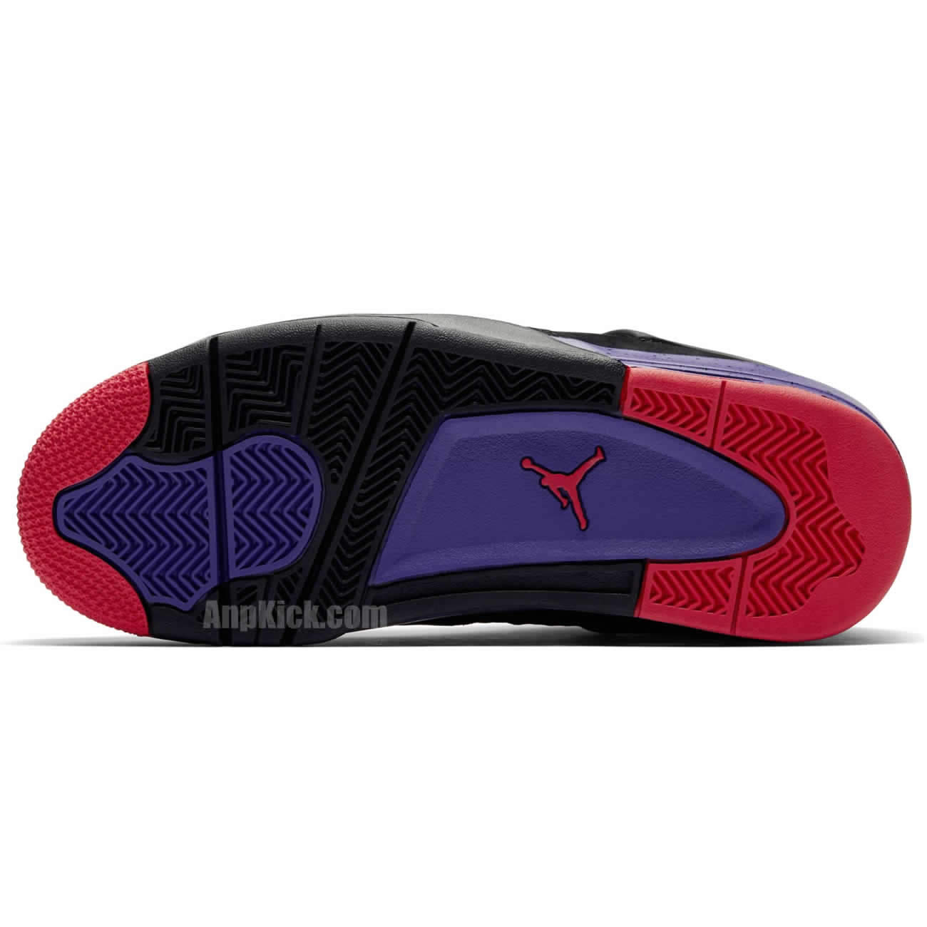 Air Jordan Retro 4 Raptors Black Purple Shoes For Sale AQ3816-065