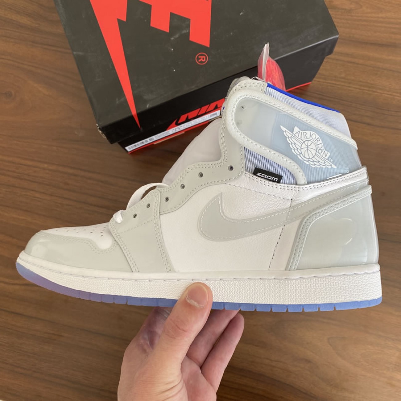 Air Jordan 1 High Zoom Racer Blue New Release CK6637-104