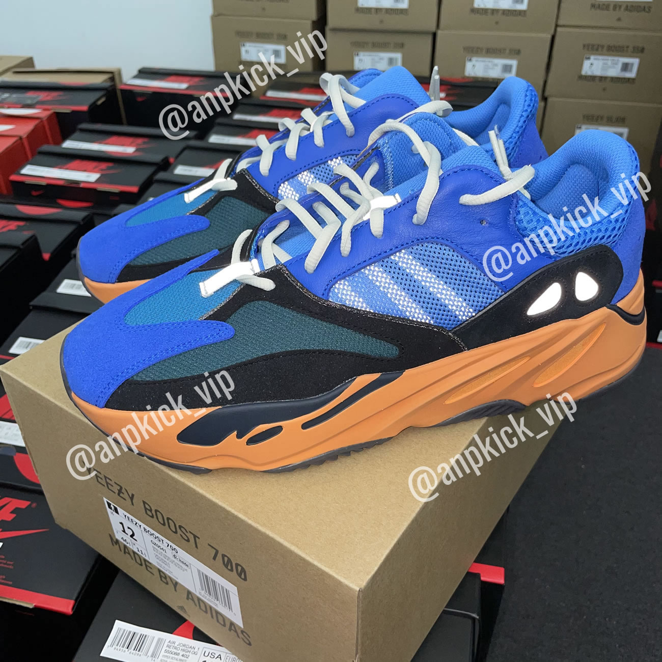 adidas Yeezy Boost 700 Bright Blue Orange GZ0541