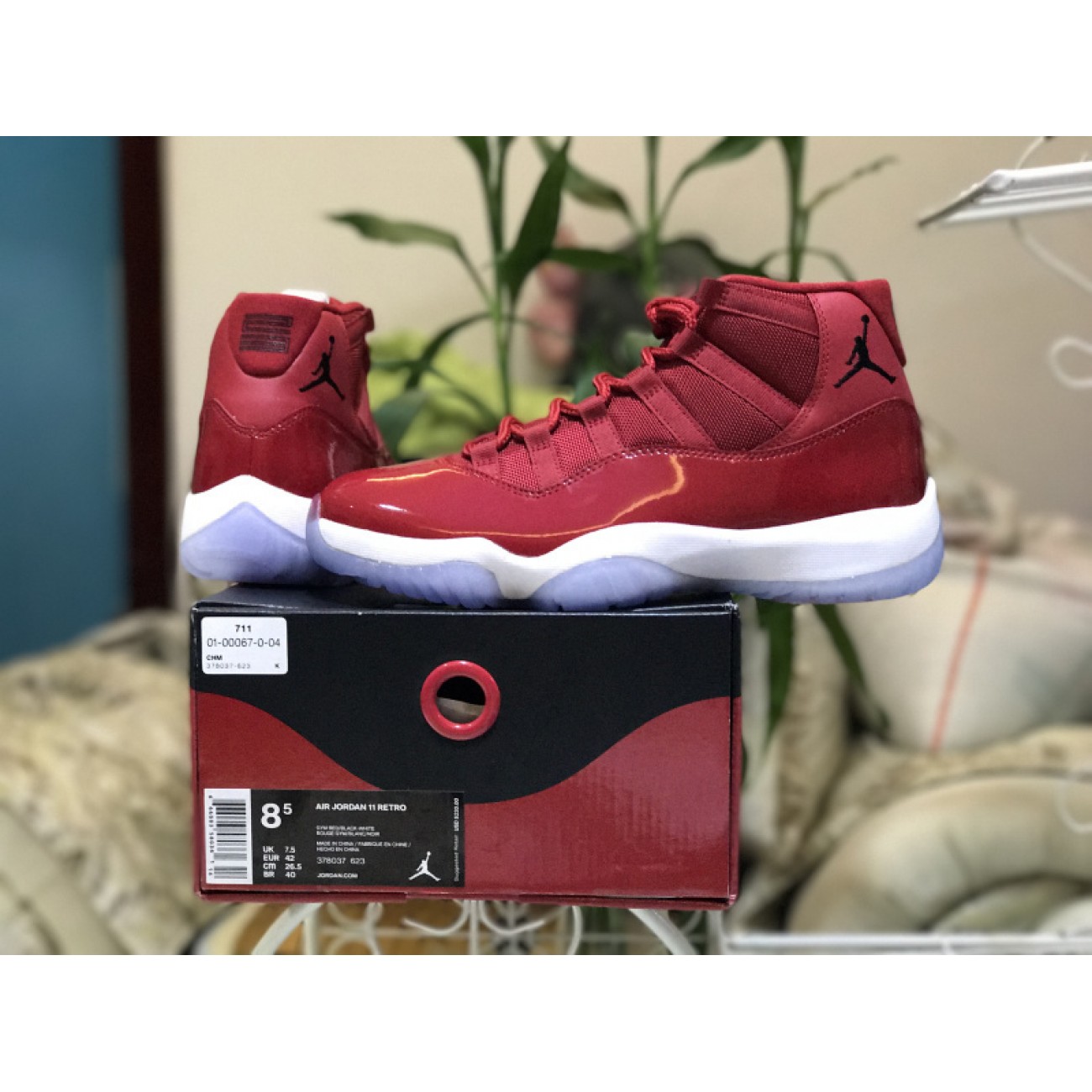 Air Jordan 11 High Chicago Gym Red 378037-623