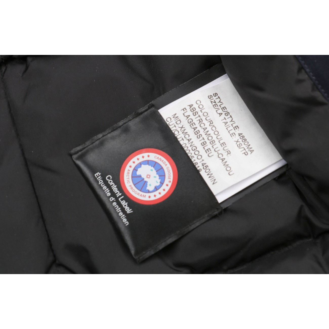 08 ' Canada Goose '19FW Expedition 4660MA Down Jacket Coat Camouflage Blue