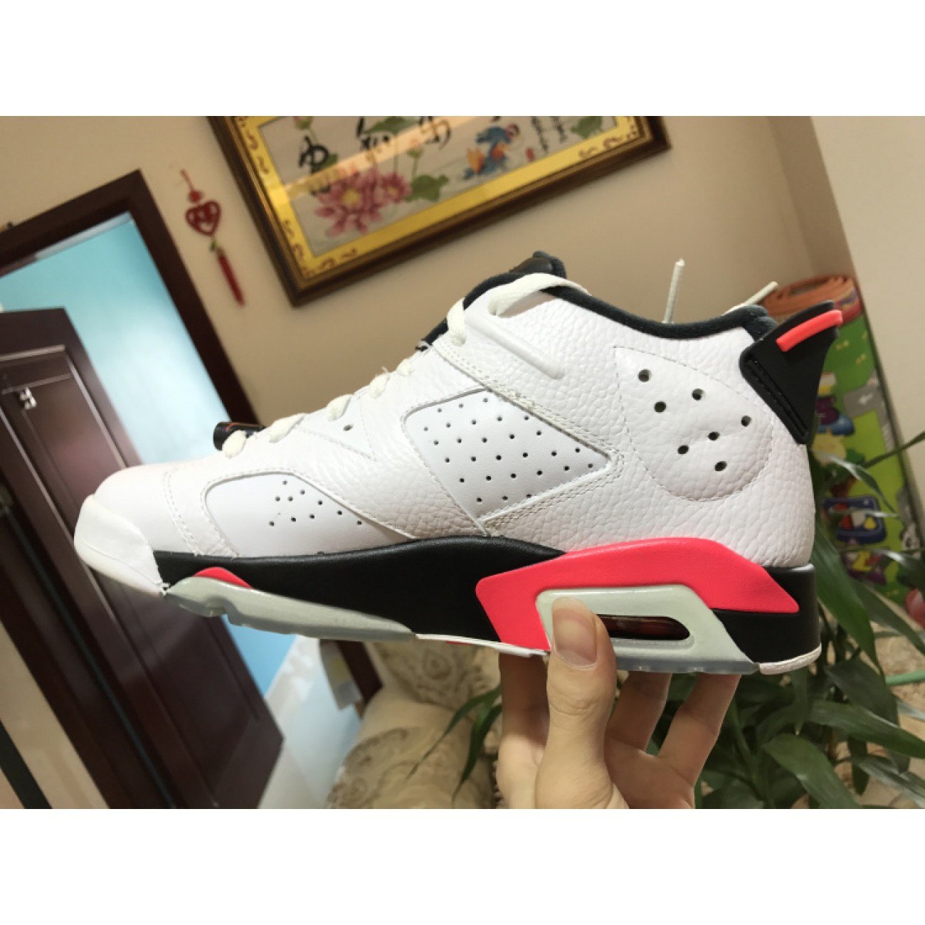 Air Jordan 6 Retro Low White Infrared 304401-123