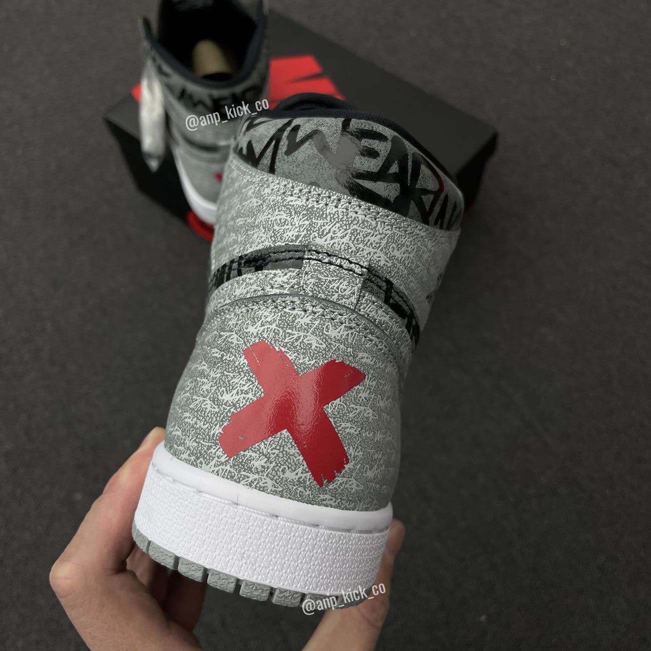 Air Jordan 1 High OG Rebellionaire Black/White-Particle Grey 555088-036