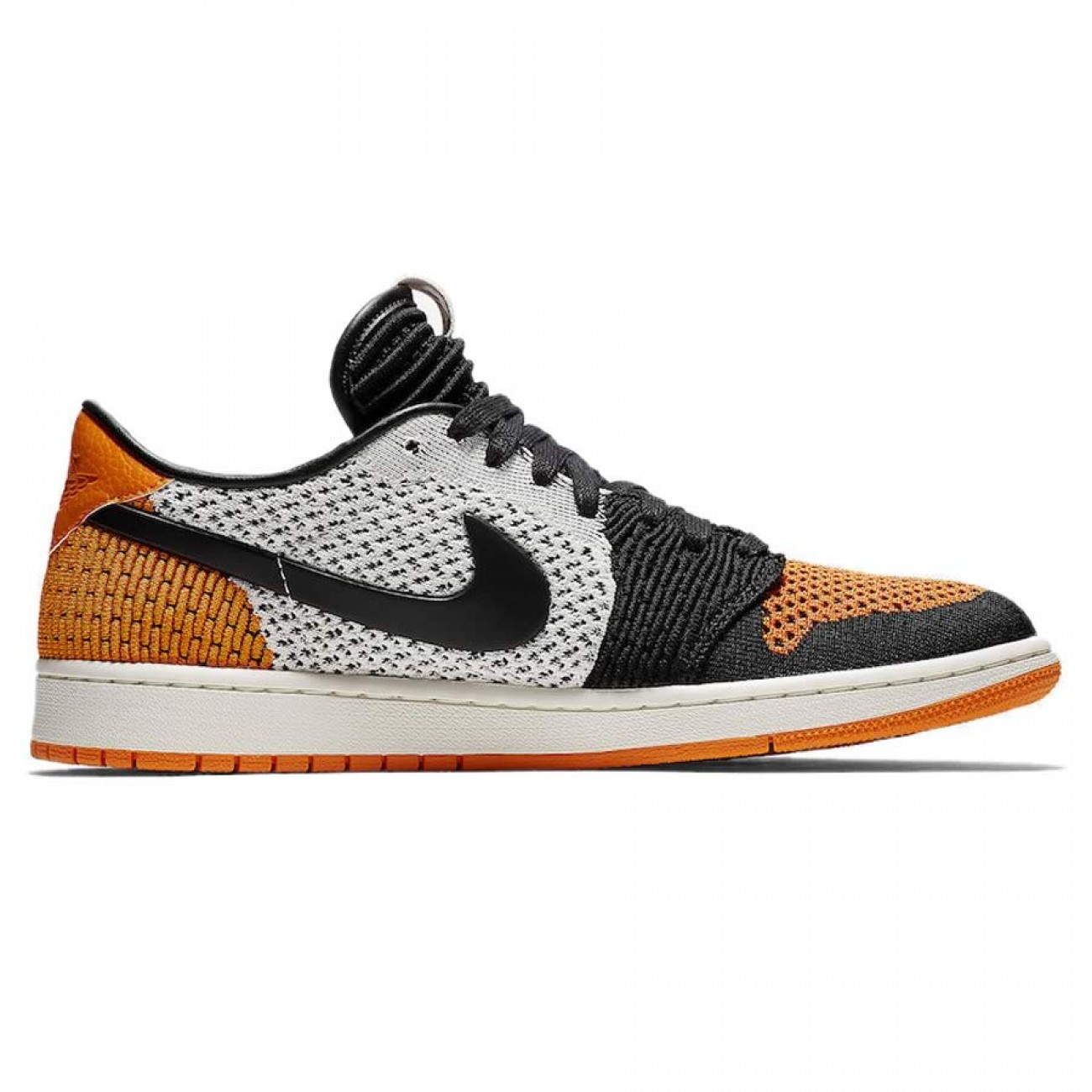 Air Jordan 1 Low Flyknit Shattered Backboard Black/White/Orange AH4506-100