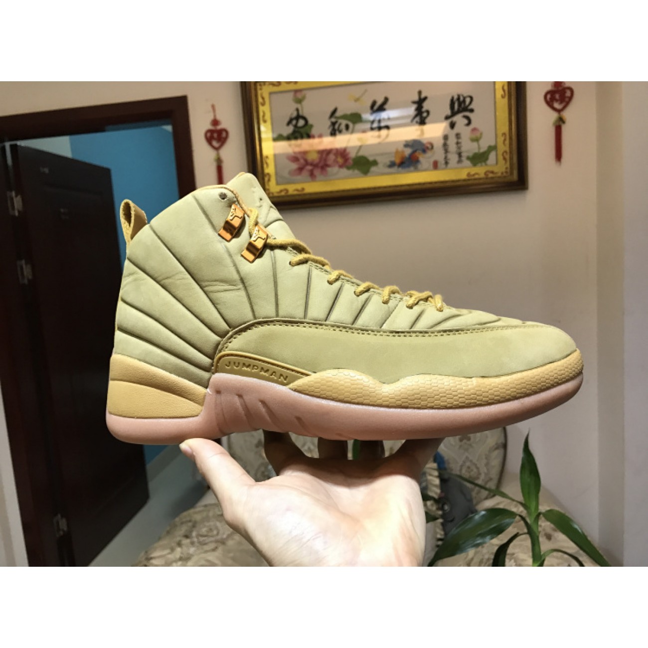 PSNY x Air Jordan 12 Wheat AA1233-700