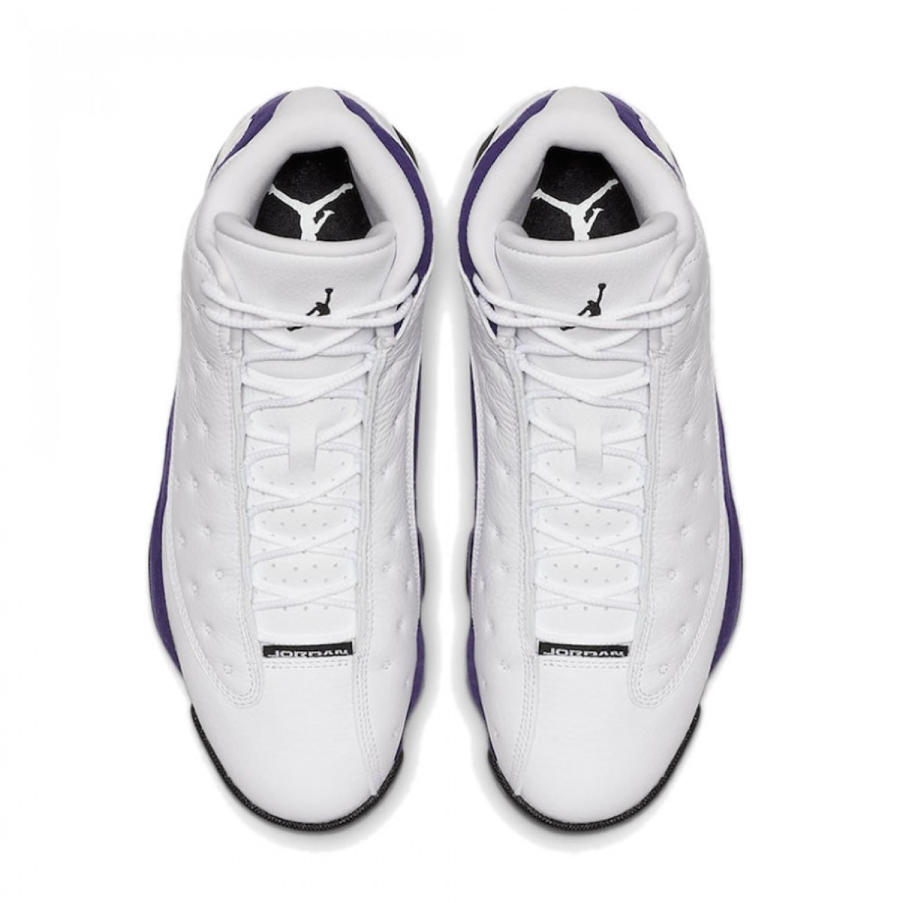 Air Jordan 13 Lakers White Black Court Purple University Gold 414571-105