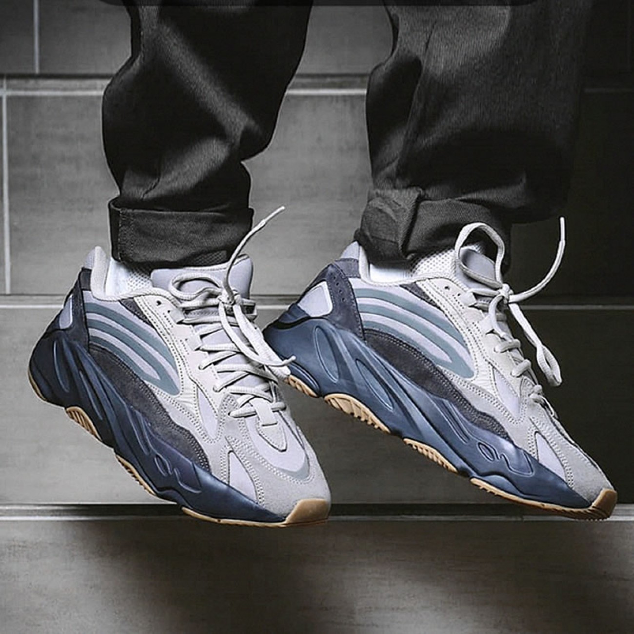 adidas Yeezy Boost 700 V2 Tephra On Feet Outfit Style FU7914