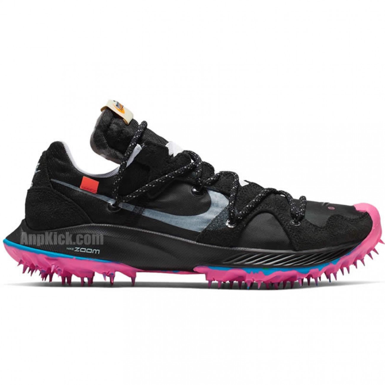 Off-White x Nike Zoom Terra Kiger 5 Black/Pink Athlete In Progress CD8179-001