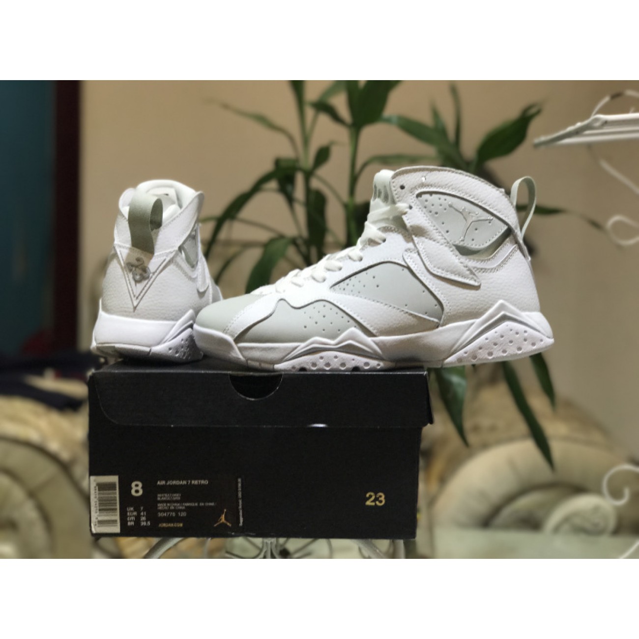 Air Jordan 7 White Metallic Silver 304775-120