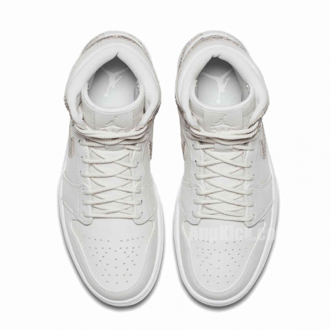 Air Jordan 1 Retro High Snakeskin White Shoes AH7389-004