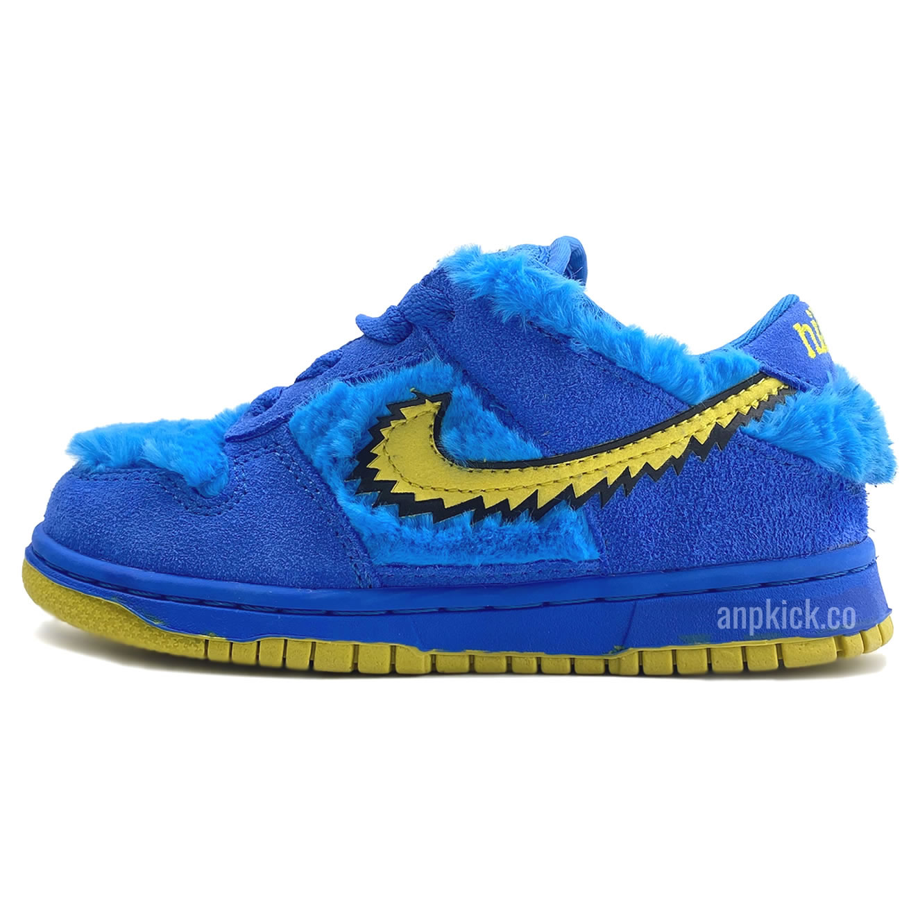 Kids Children's Grateful Dead Bears x Nike SB Dunk Low Yellow/Pink/Orange/Blue/Green Release For Sale