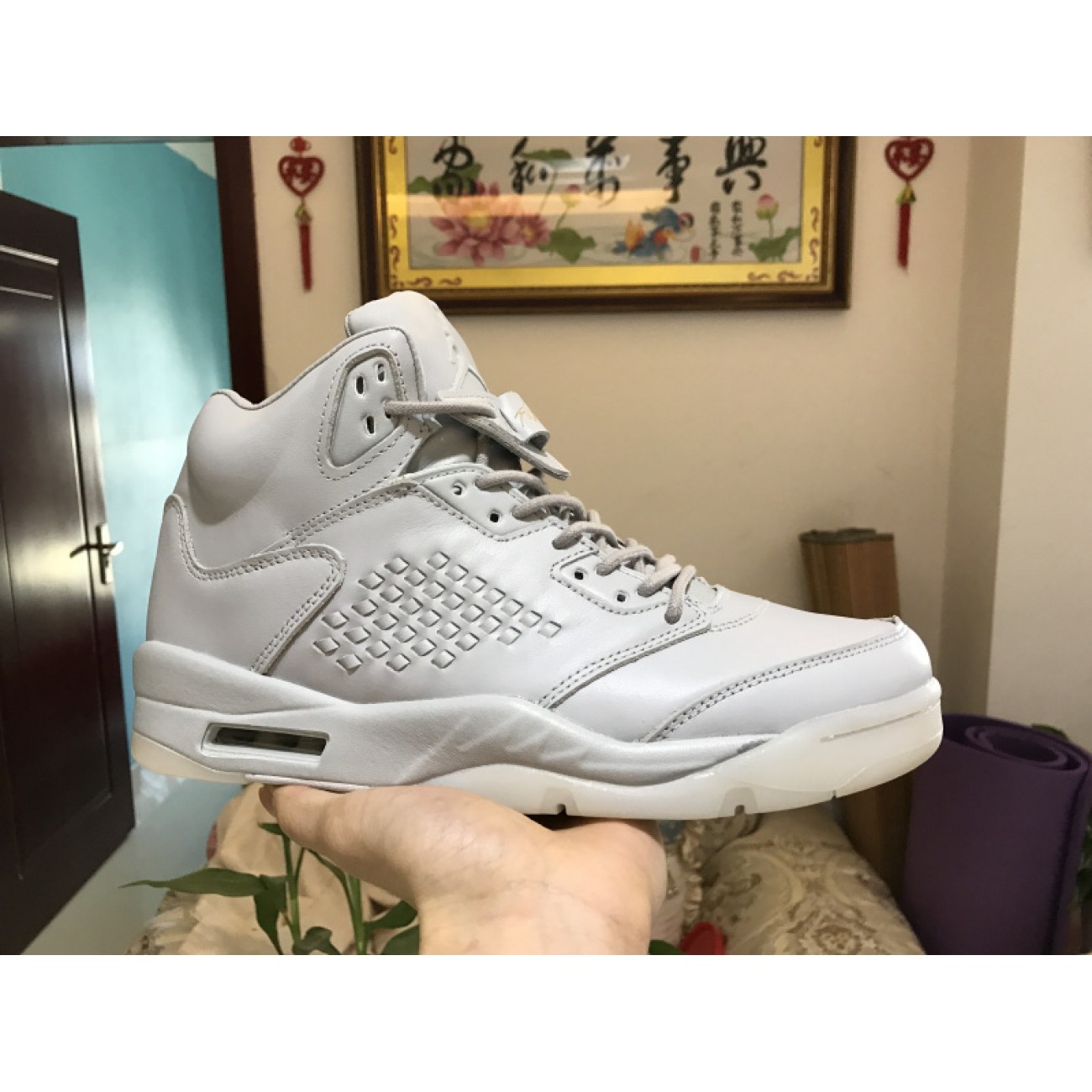 Air Jordan 5 Premium Pure Platinum 881432-003