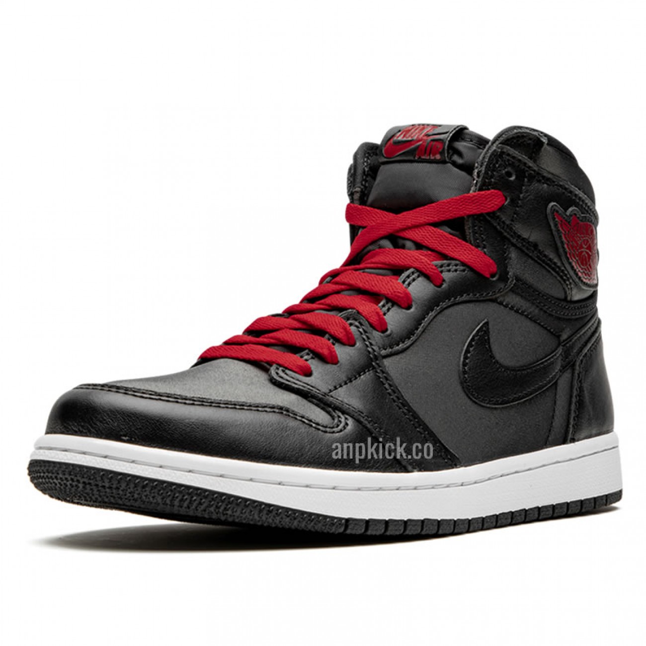 Air Jordan 1 Retro High OG Black Satin/Gym Red 555088-060 New Release