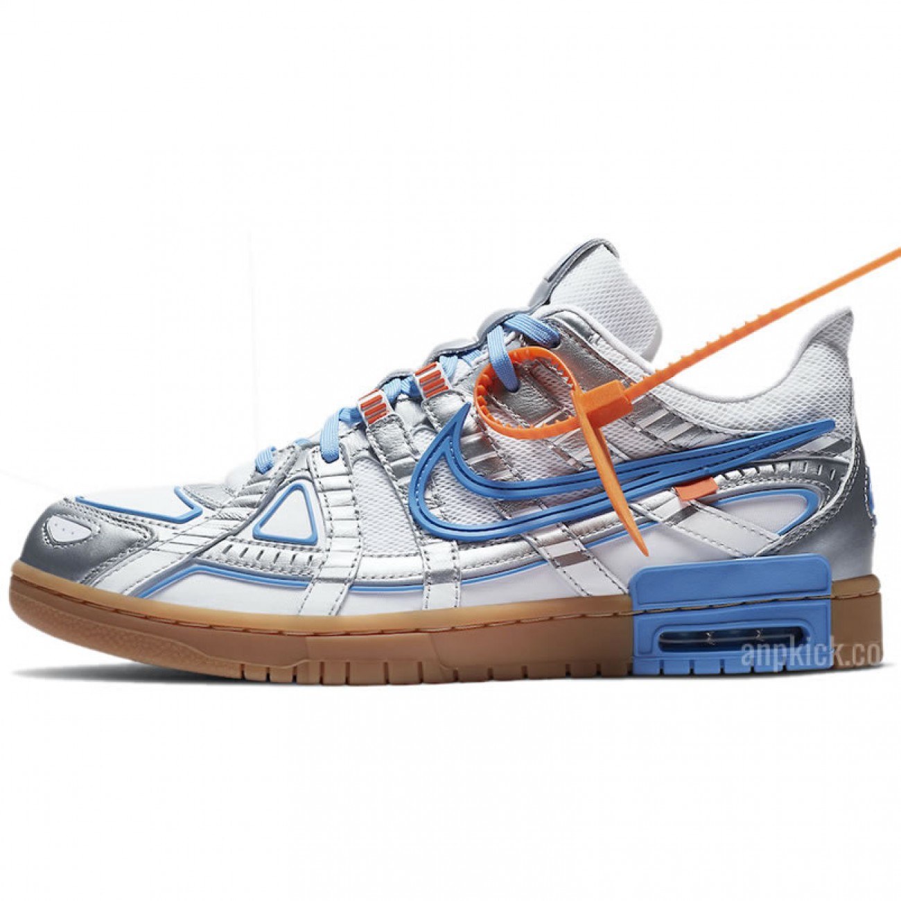 OFF-WHITE x Nike Air Rubber Dunk University Blue Release Date CU6015-100