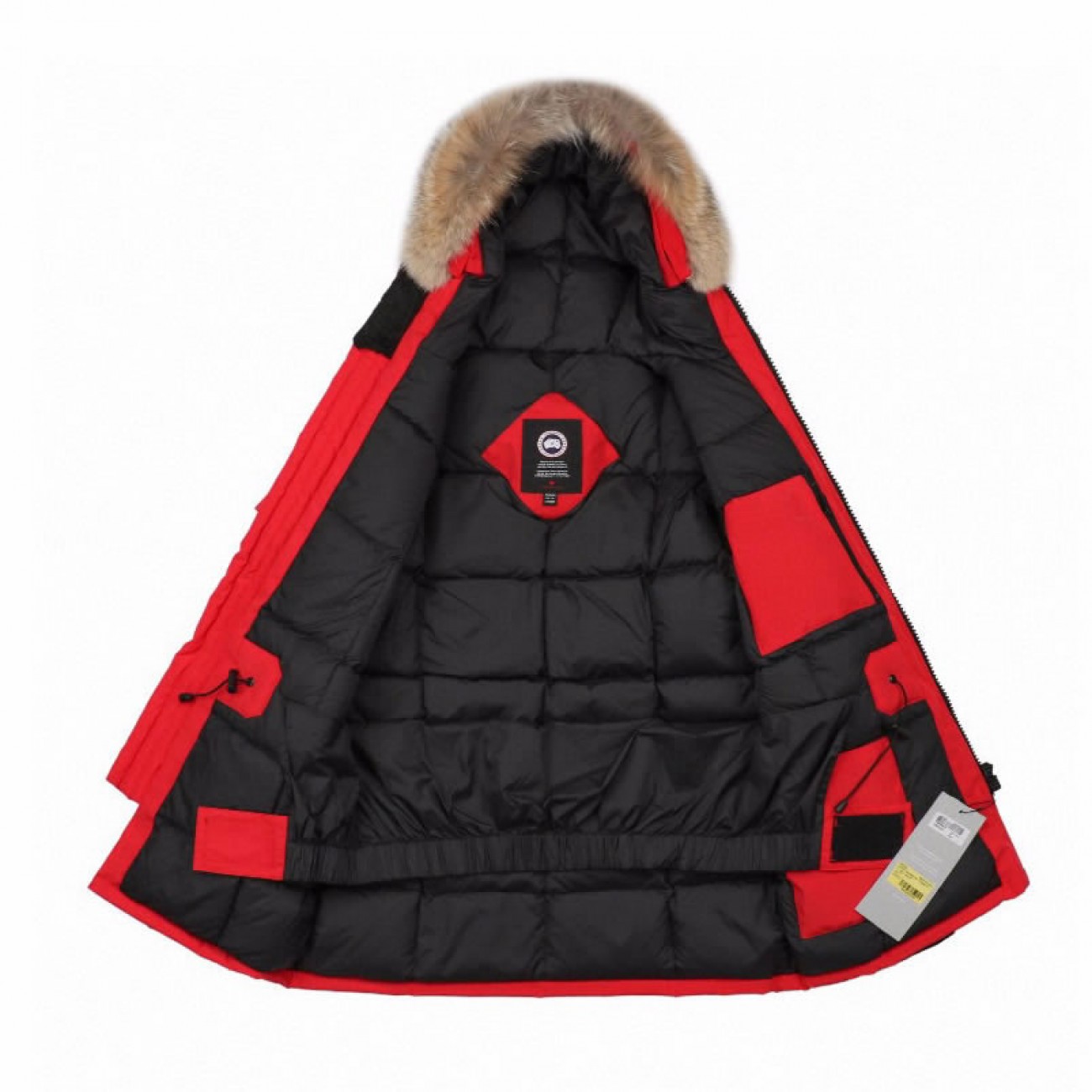 08 ' Canada Goose '19FW Expedition 4660MA Down Jacket Coat Red
