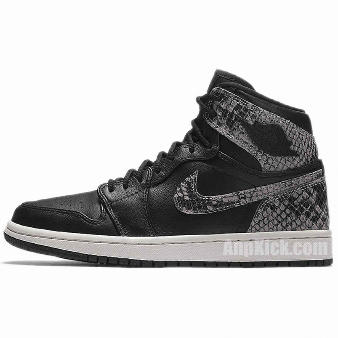 Air Jordan 1 Retro High Snakeskin Black Shoes AH7389-004
