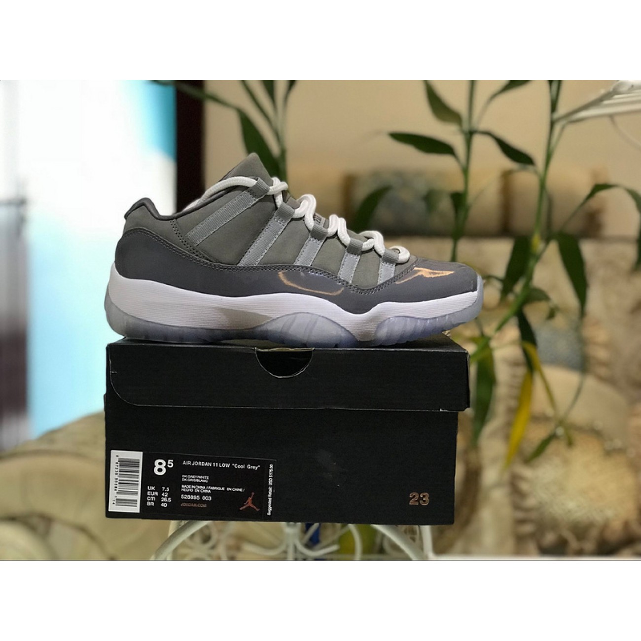 Air Jordan 11 Retro Low Cool Grey AJ11 528895-003