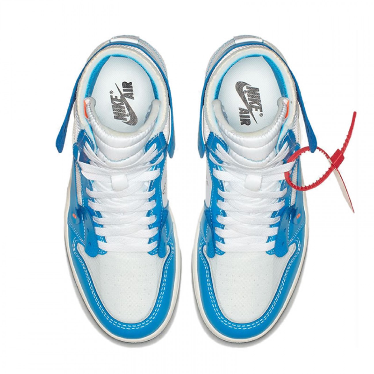 Off-White x Air Jordan 1 UNC OW Release For Sale AQ0818-148