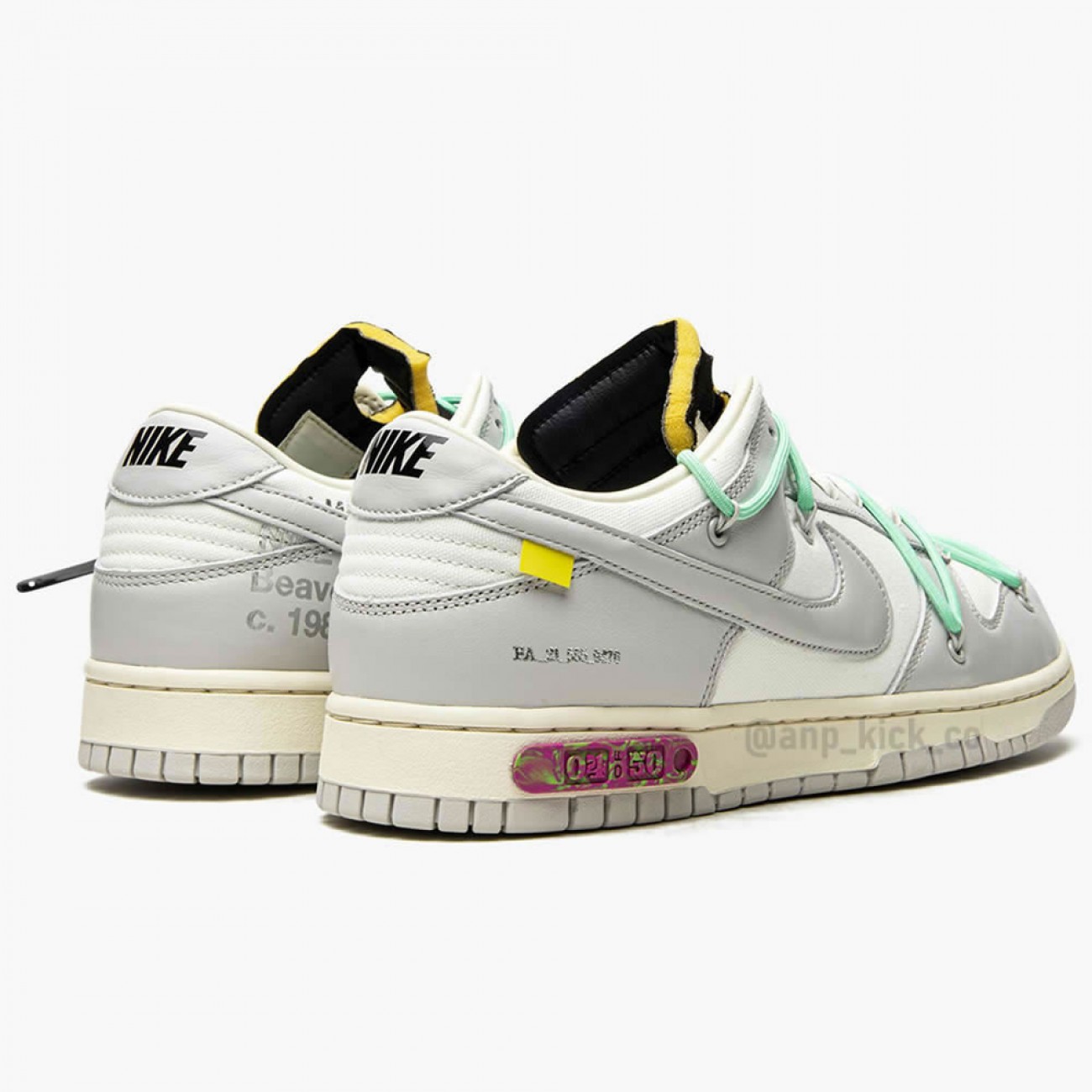 Nike SB Dunk Low Off-White Lot 04 OF 50  DM1602-114