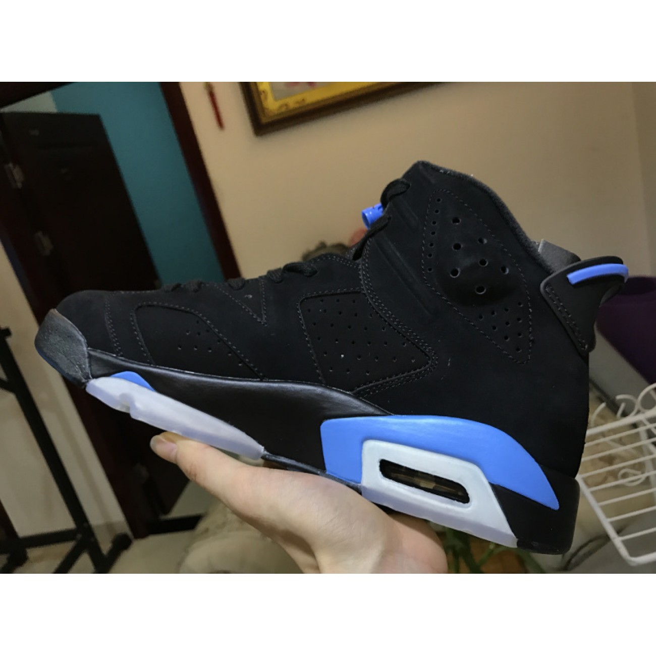 Air Jordan 6 University Blue 384664-006