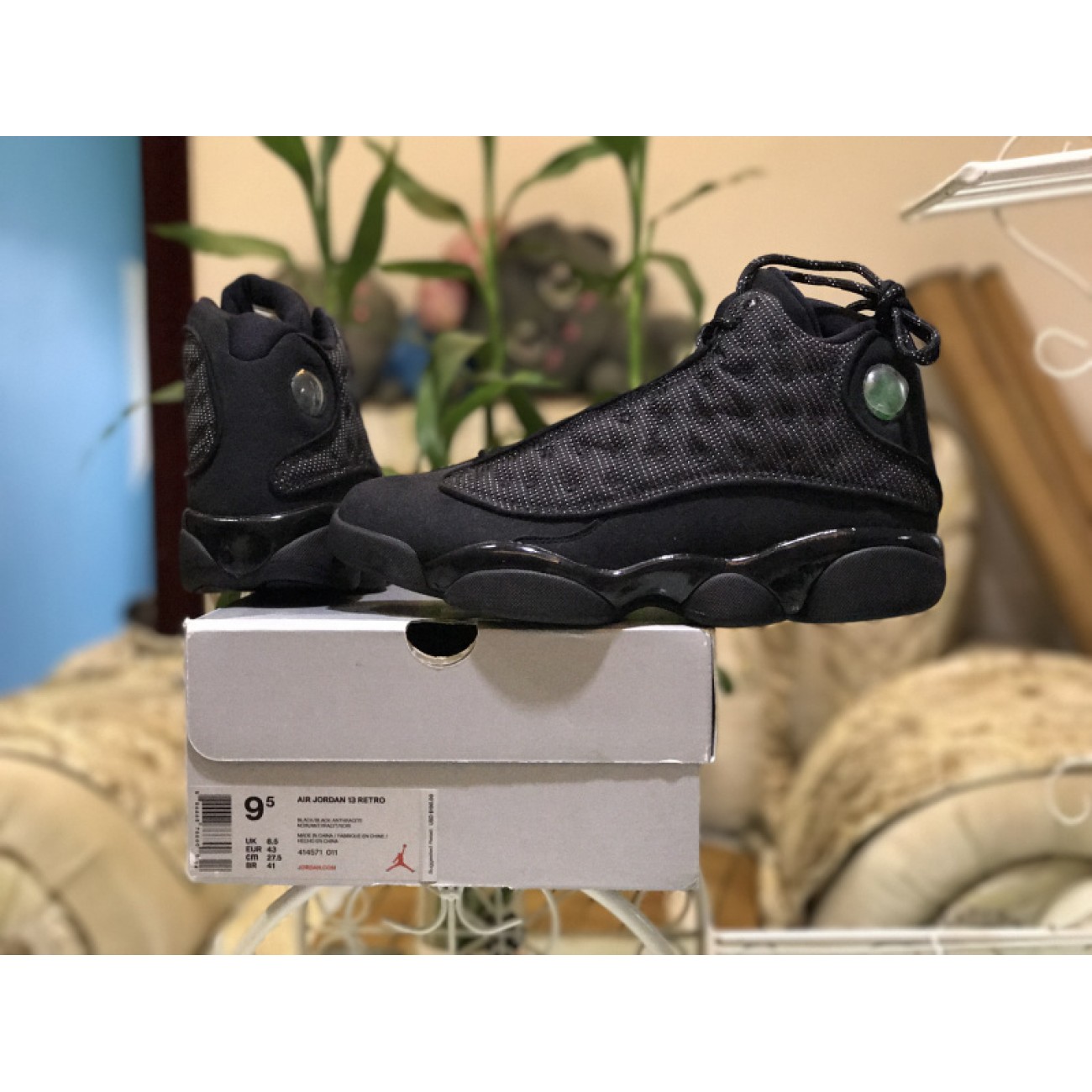 Air Jordan 13 Black Cat 414571-011