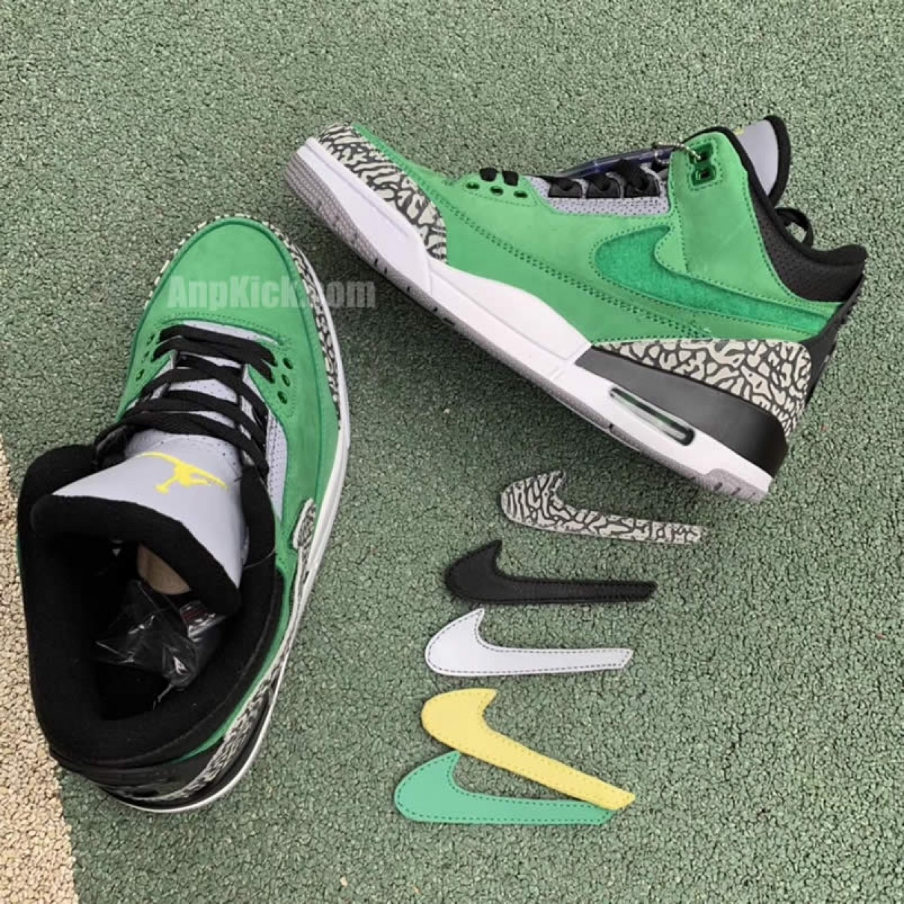 Air Jordan 3 Retro Tinker Oregon Ducks PE Shoes AJ3-867493