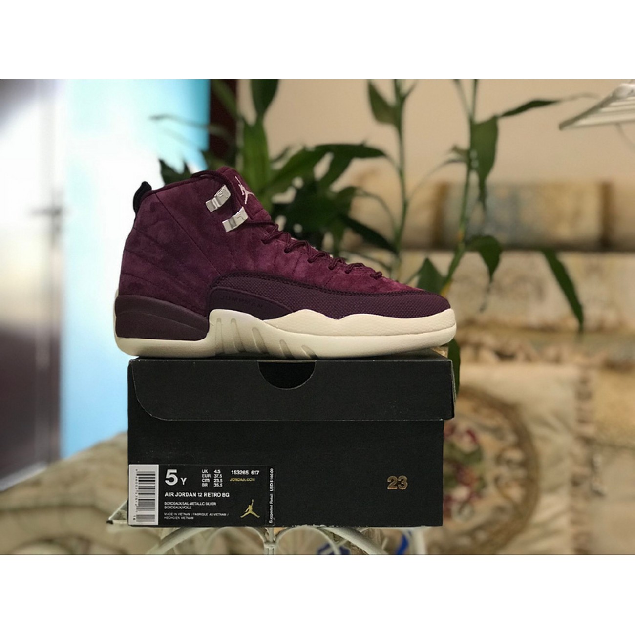 Air Jordan 12 Bordeaux 153265-130690-617
