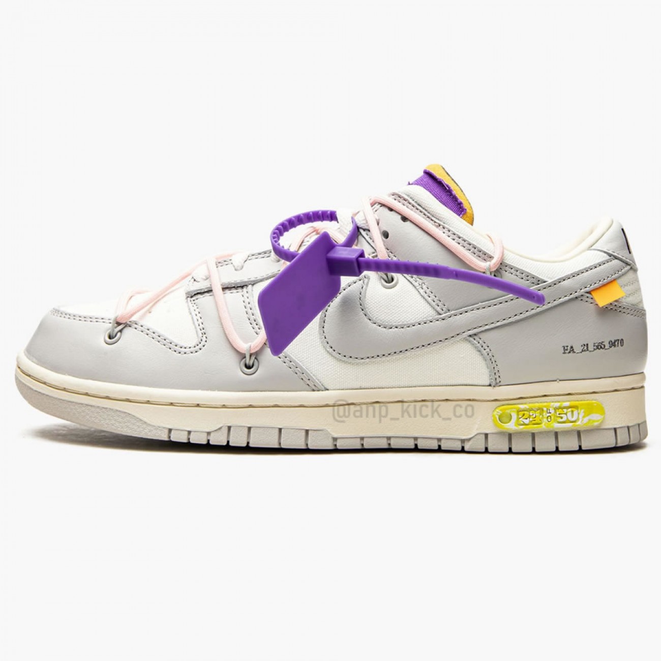 Nike SB Dunk Low Off-White Lot 24 OF 50 DM1602-119