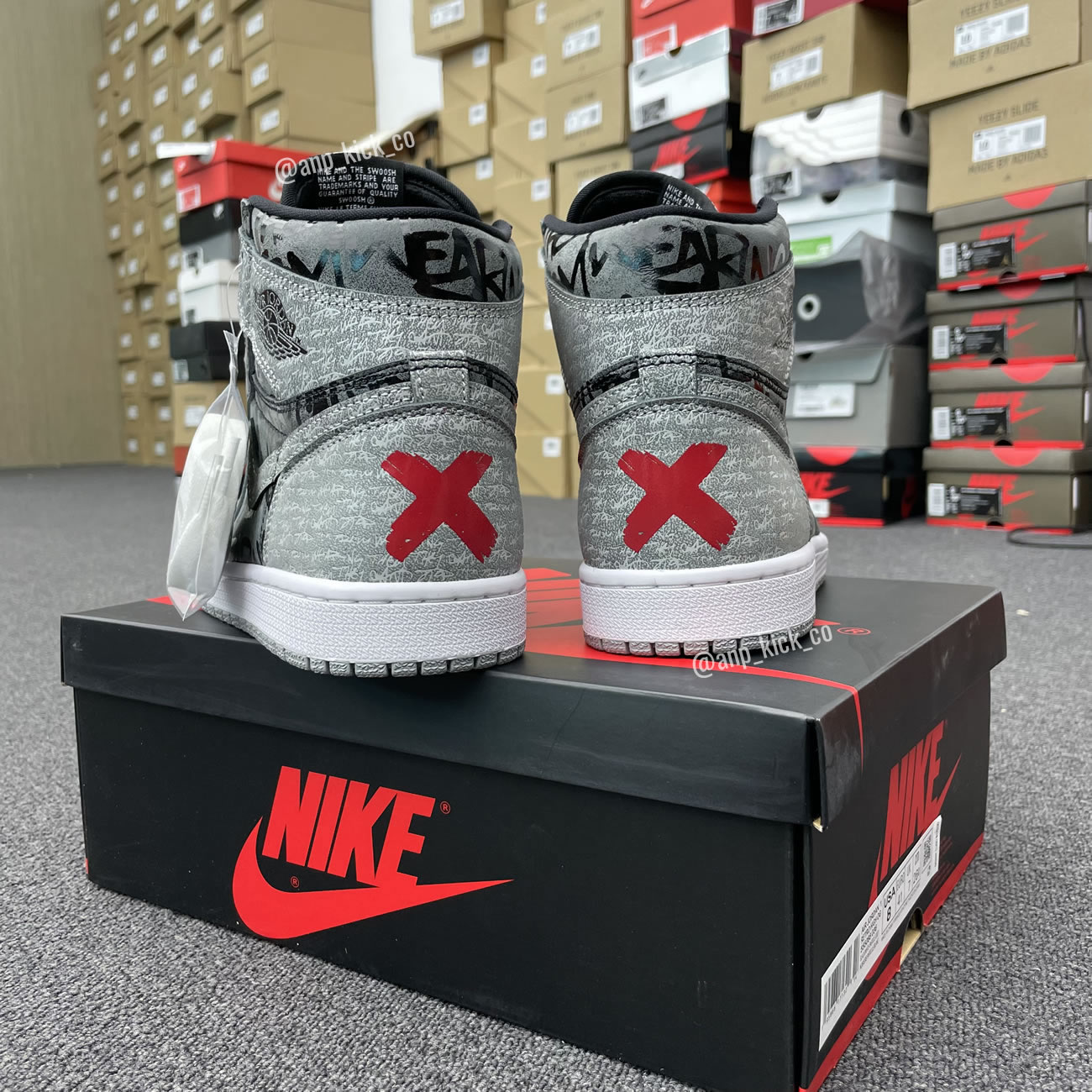 Air Jordan 1 High OG Rebellionaire Black/White-Particle Grey 555088-036