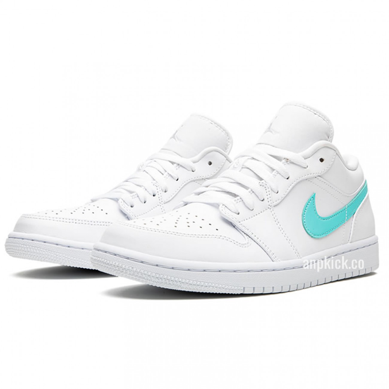 Air Jordan 1 GS Low Multicolor Swoosh CW7033-100