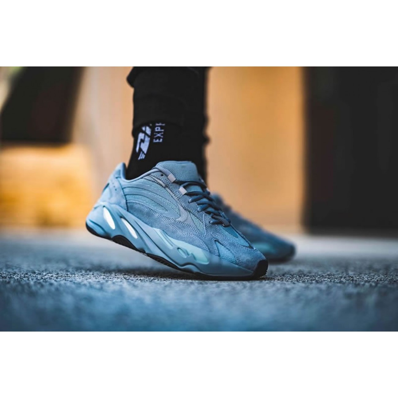 adidas Yeezy Boost 700 Hospital Blue On Feet Release Date FV8424