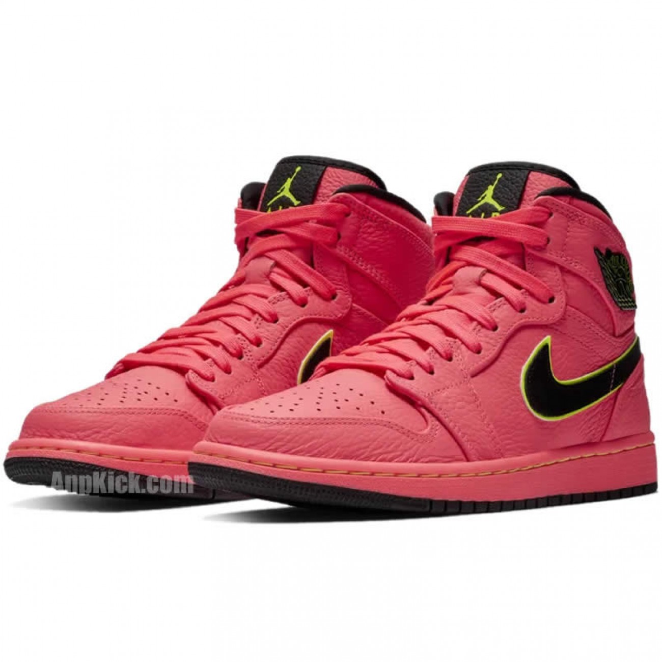 Air Jordan 1 Retro Premium Hot Punch Pink Womens AQ9131-600