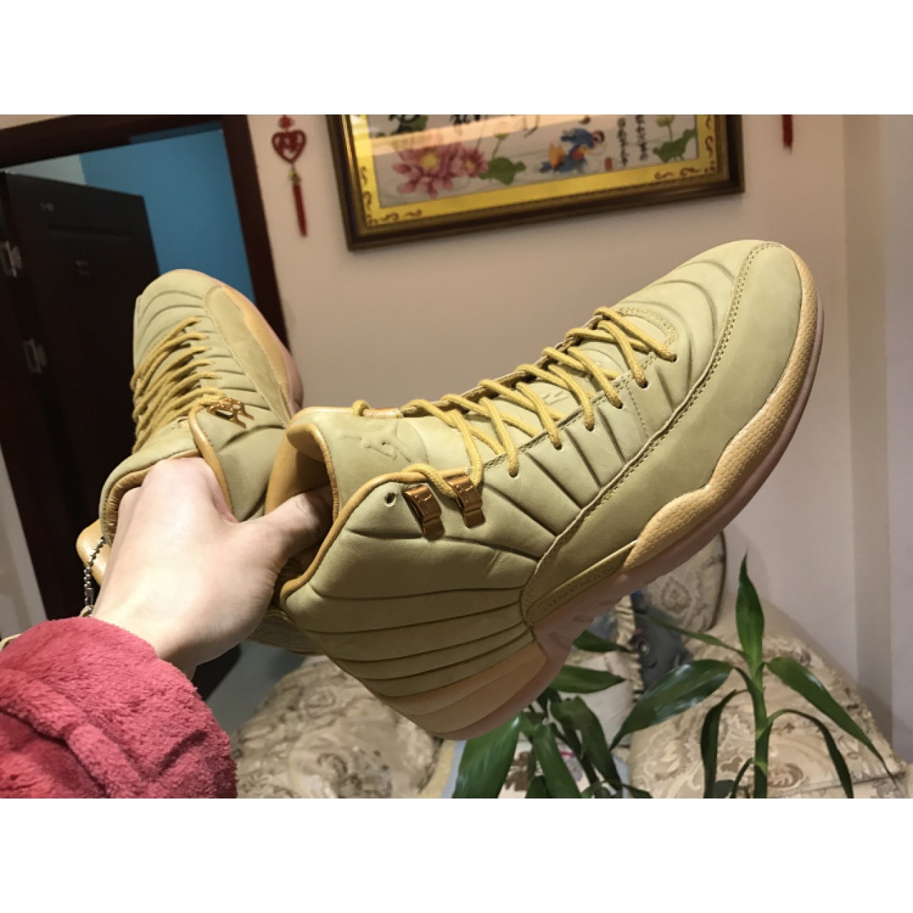 PSNY x Air Jordan 12 Wheat AA1233-700