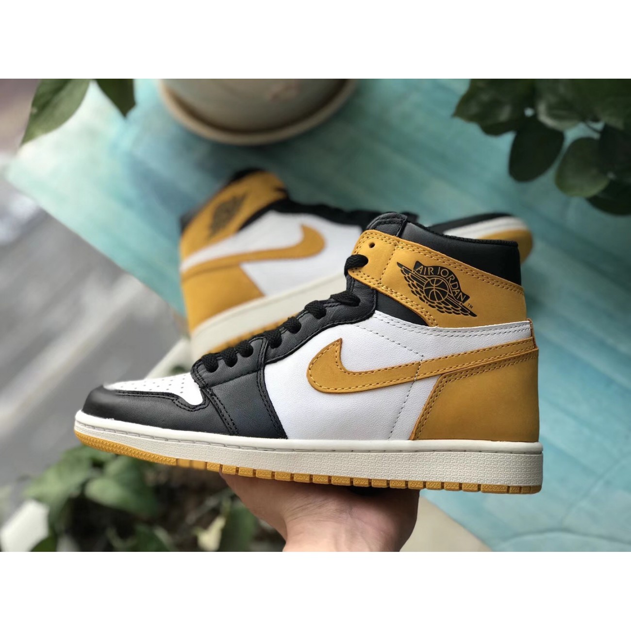 Air Jordan 1 Yellow Ochre Five MVP Awards AJ1 555088-109