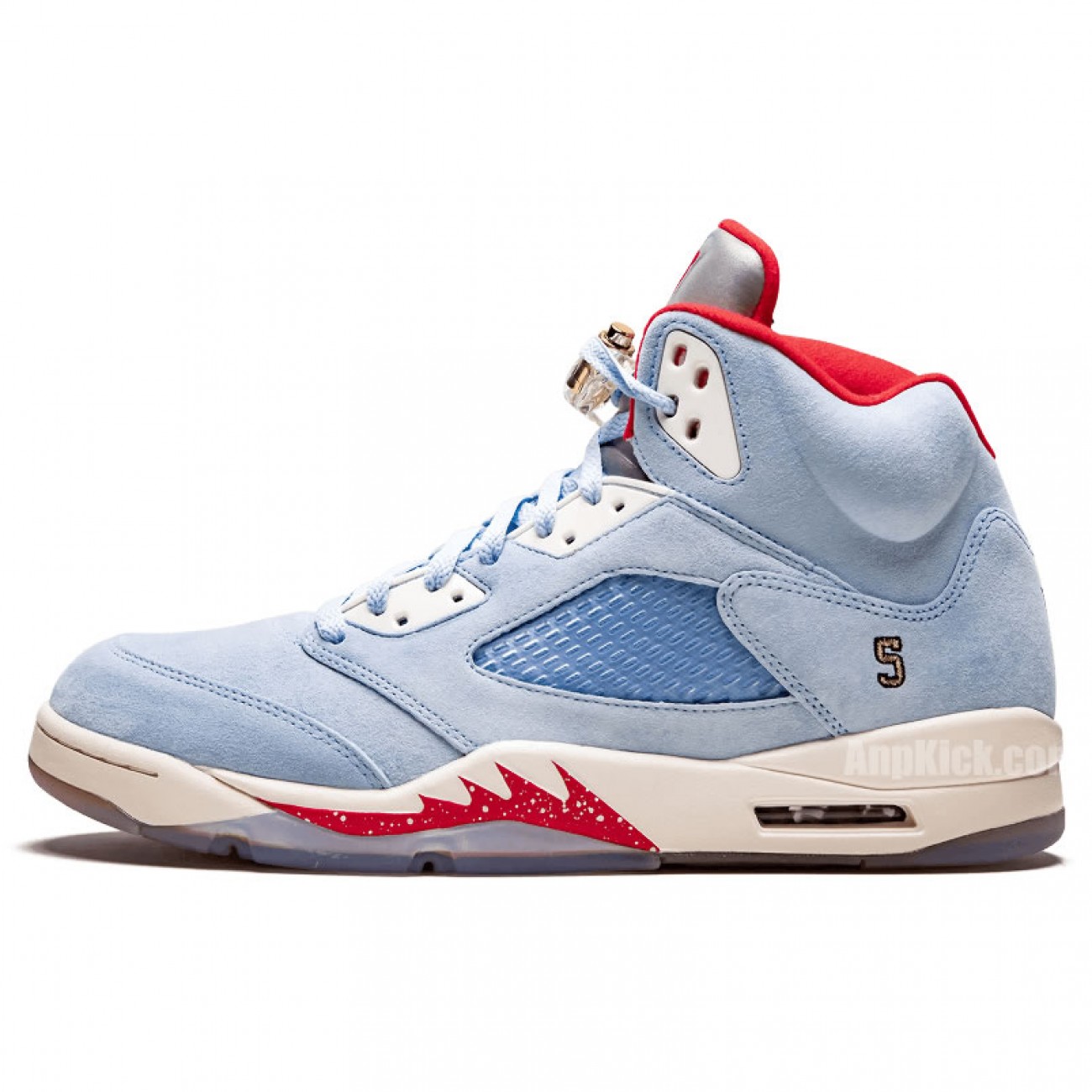 Trophy Room x Air Jordan 5 Retro JSP Ice Blue University Red CI1899-400