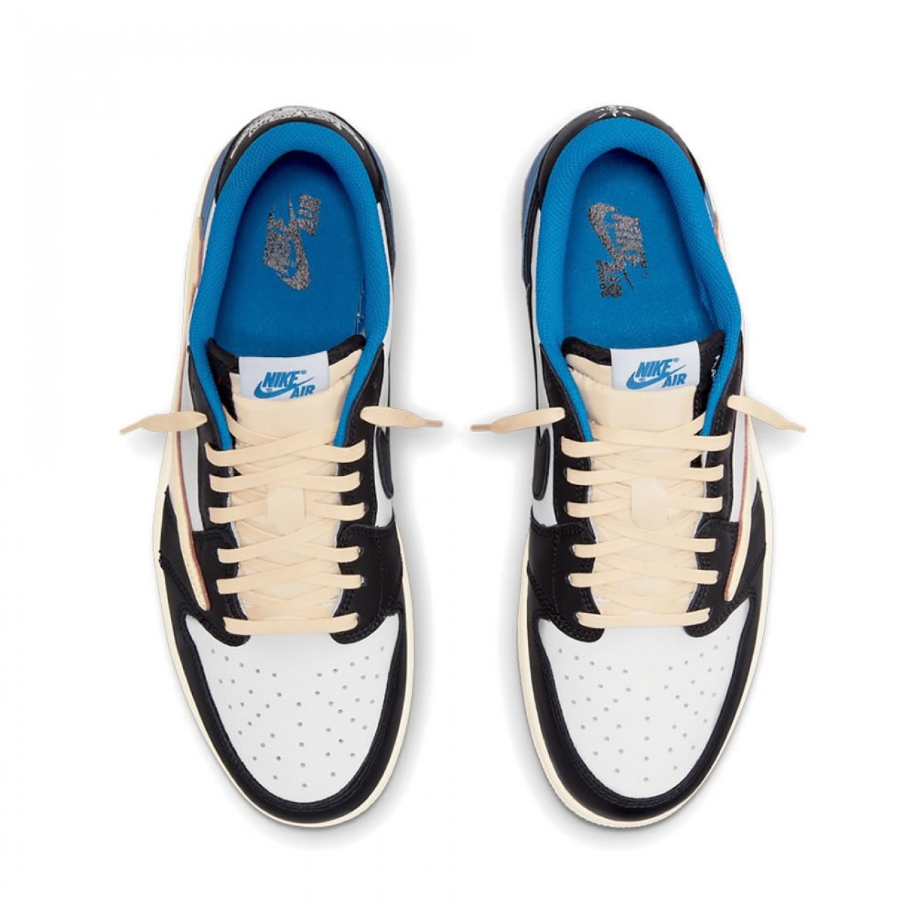 Travis Scott x Air Jordan 1 Retro Low Military Blue Collab With Fragment Cactus Jack Royal DM7866-140
