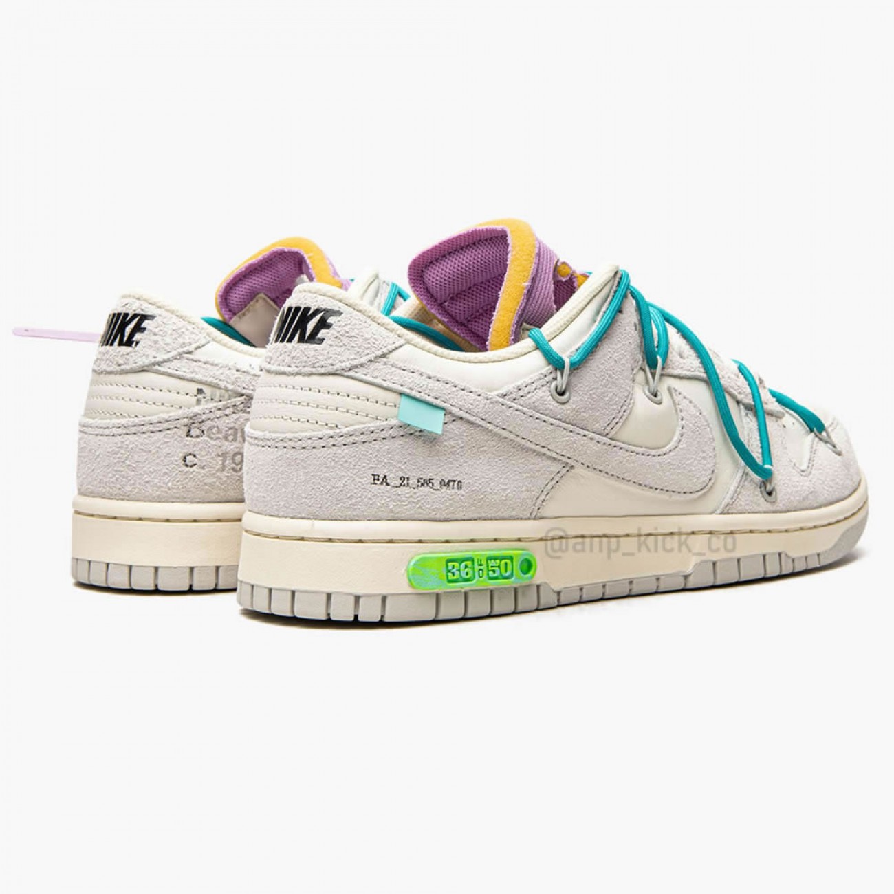 Nike SB Dunk Low Off-White Lot 36 OF 50 DJ0950-107