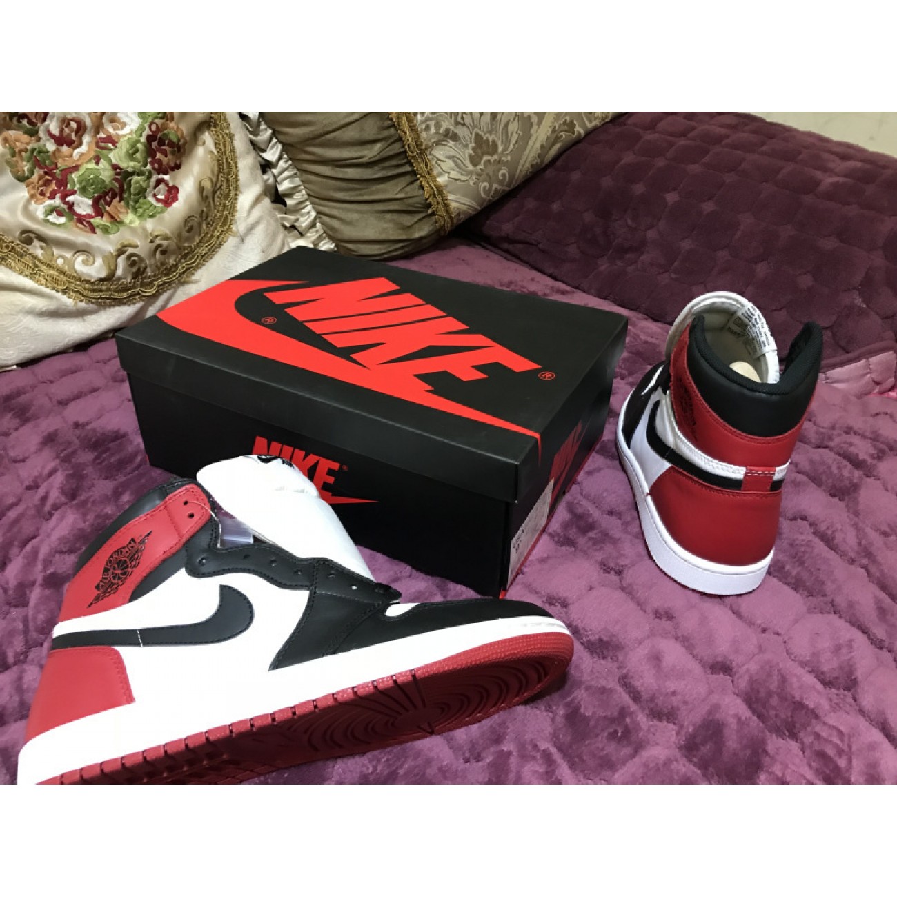 Air jordan 1 Black Toe OG AJ1 555088-184