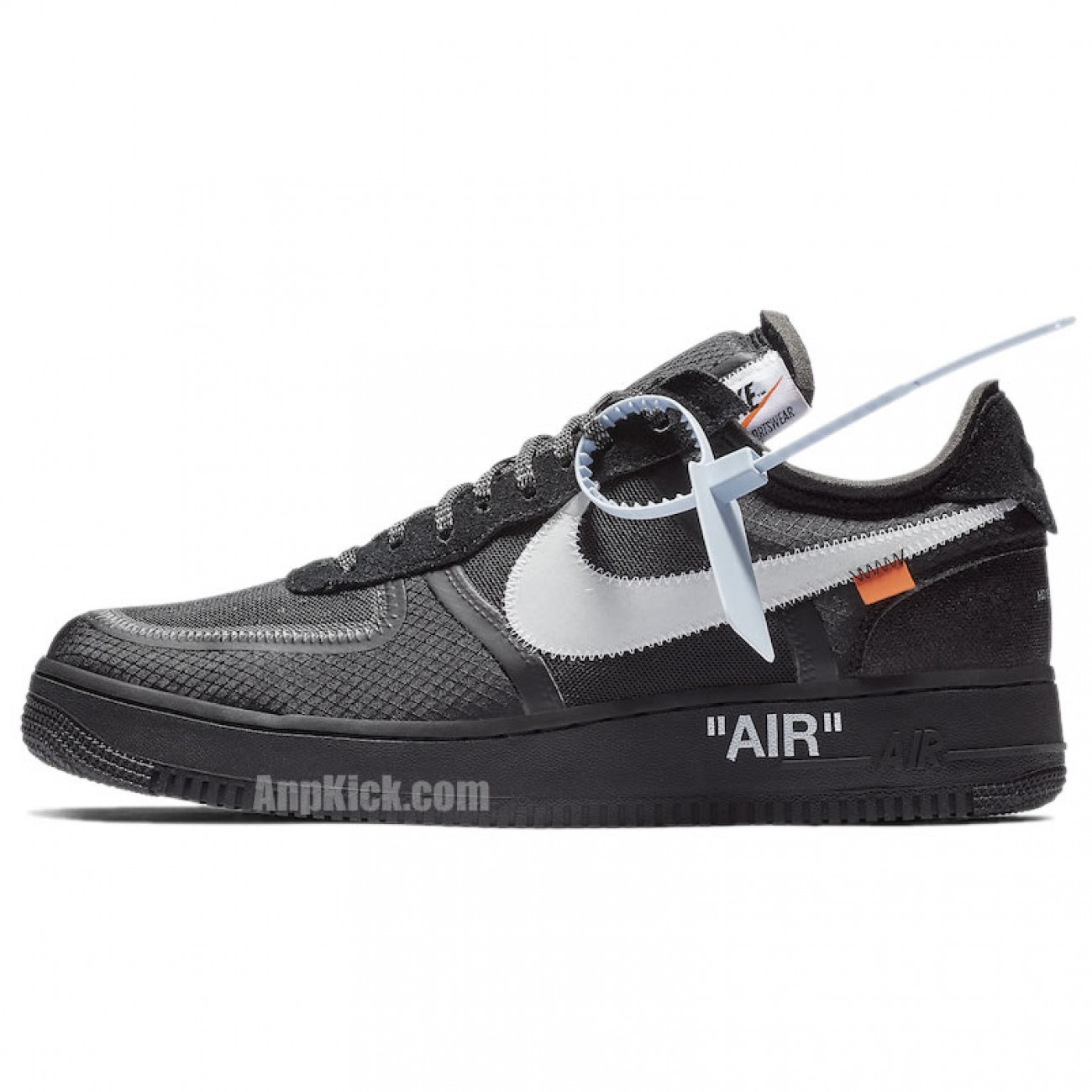Off-White x Nike Air Force 1 Low Black/White Shoes AO4606-001