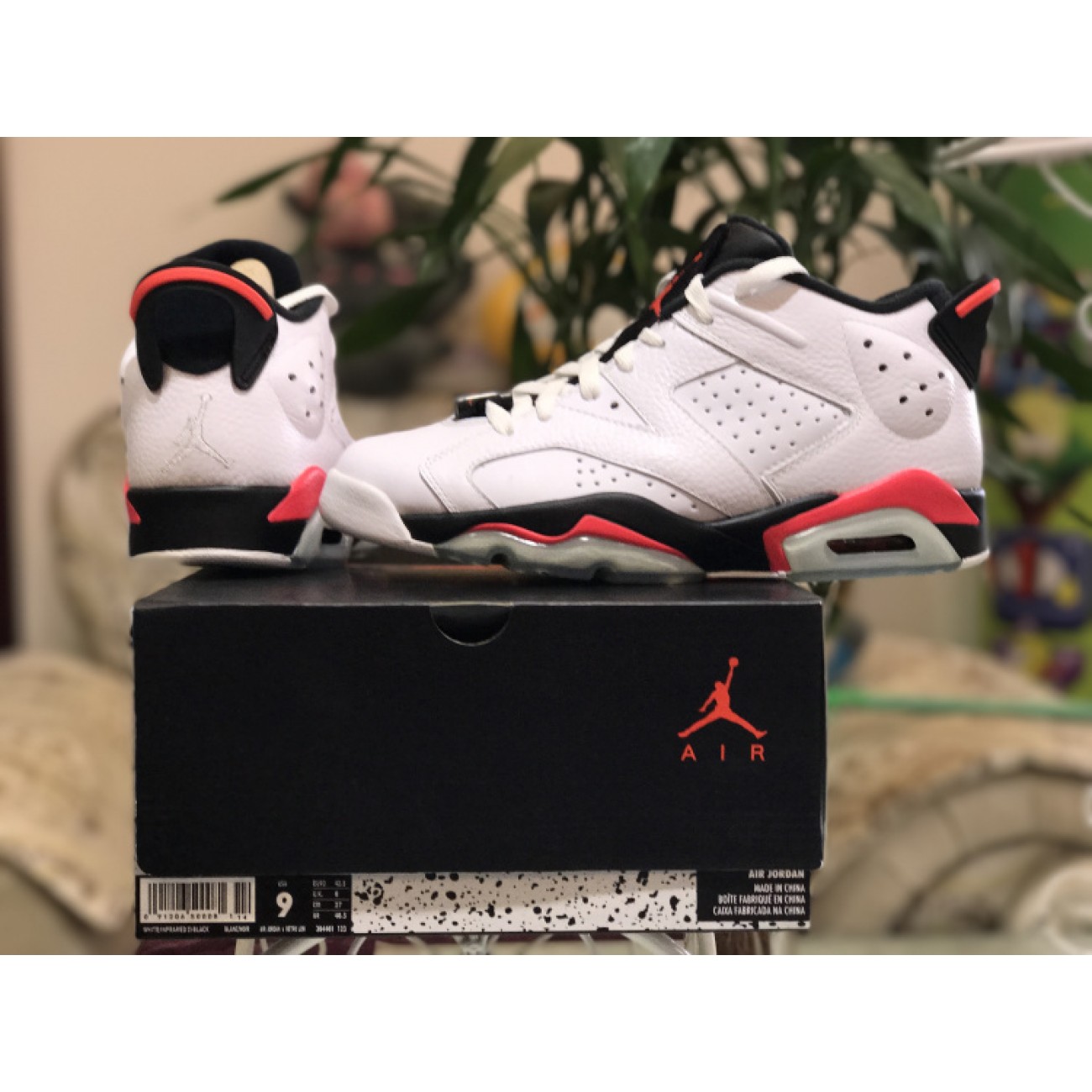 Air Jordan 6 Retro Low White Infrared 304401-123