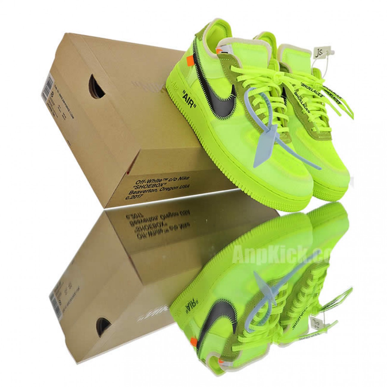 Off-White x Nike Air Force 1 Low Volt Green Release Date AO4606-700