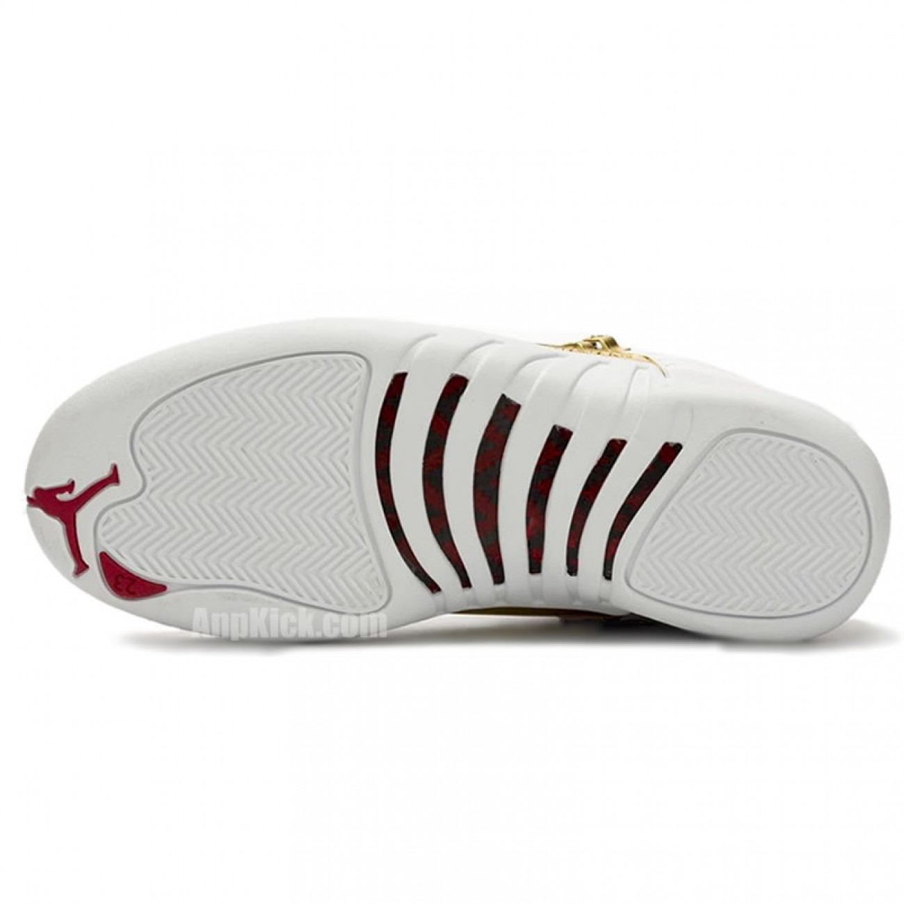 Air Jordan 12 FIBA 2019 White/University Red/Gold 130690-107