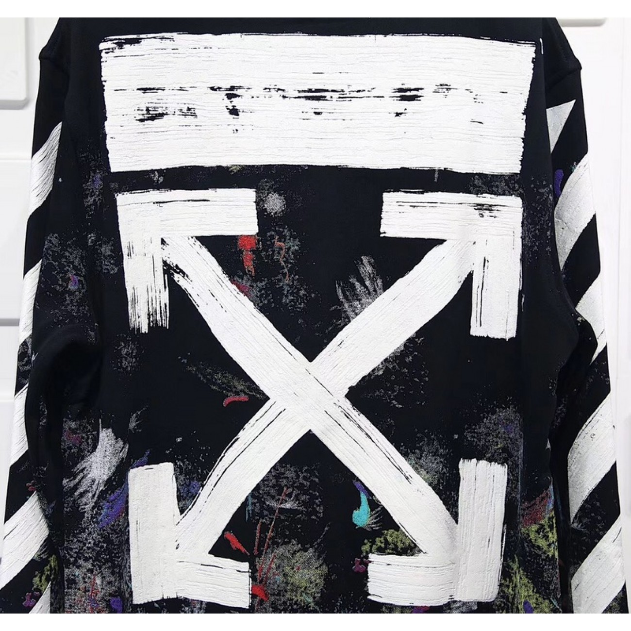 off-white OW 17ss Starry Series Round Collar Sweater