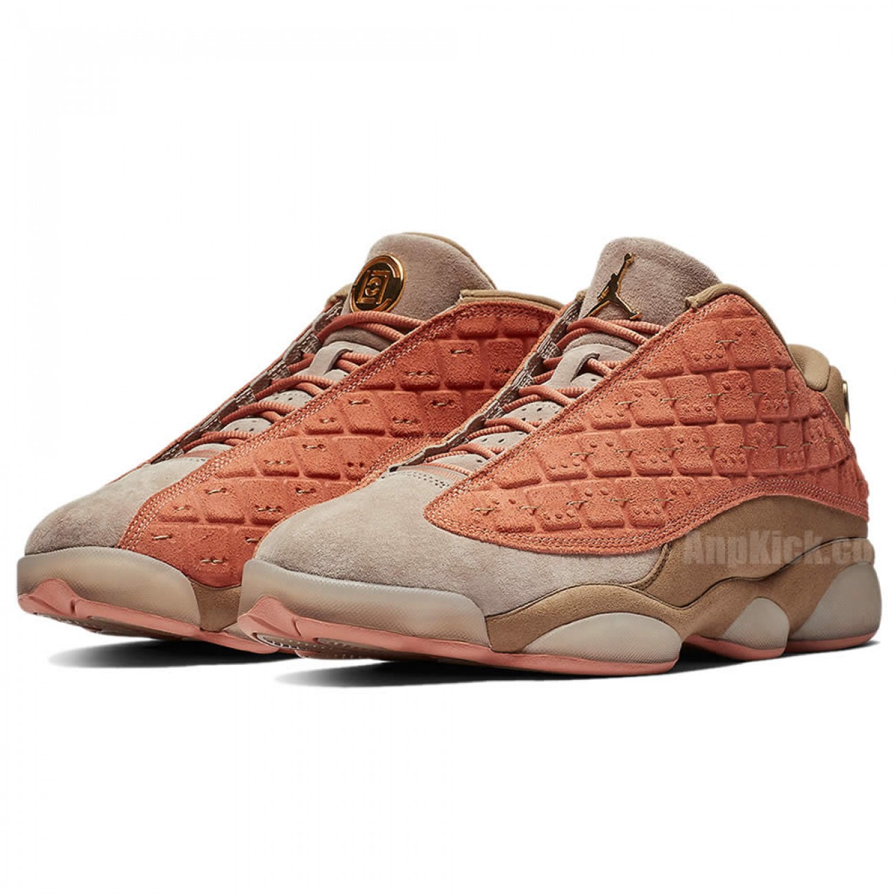 Clot x Air Jordan 13 Low Terracotta Warriors Shoes For Sale AT3102-200