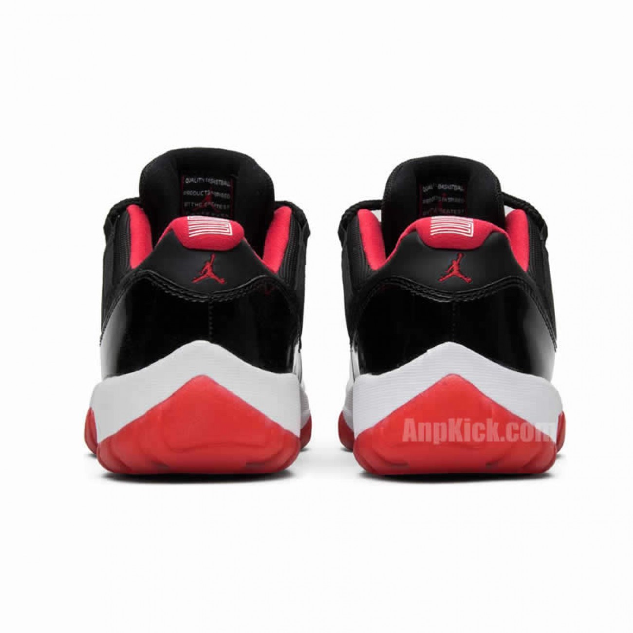 Air Jordan 11 Low Bred On Feet For Sale Black Red Price 528895-012