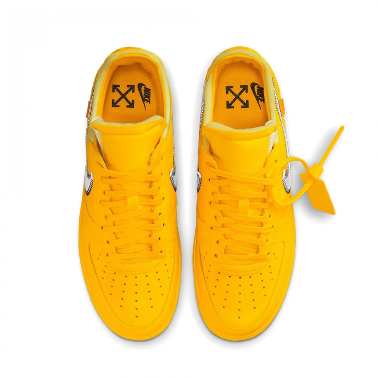 Off-White x Nike Air Force 1 University Gold DD1876-700