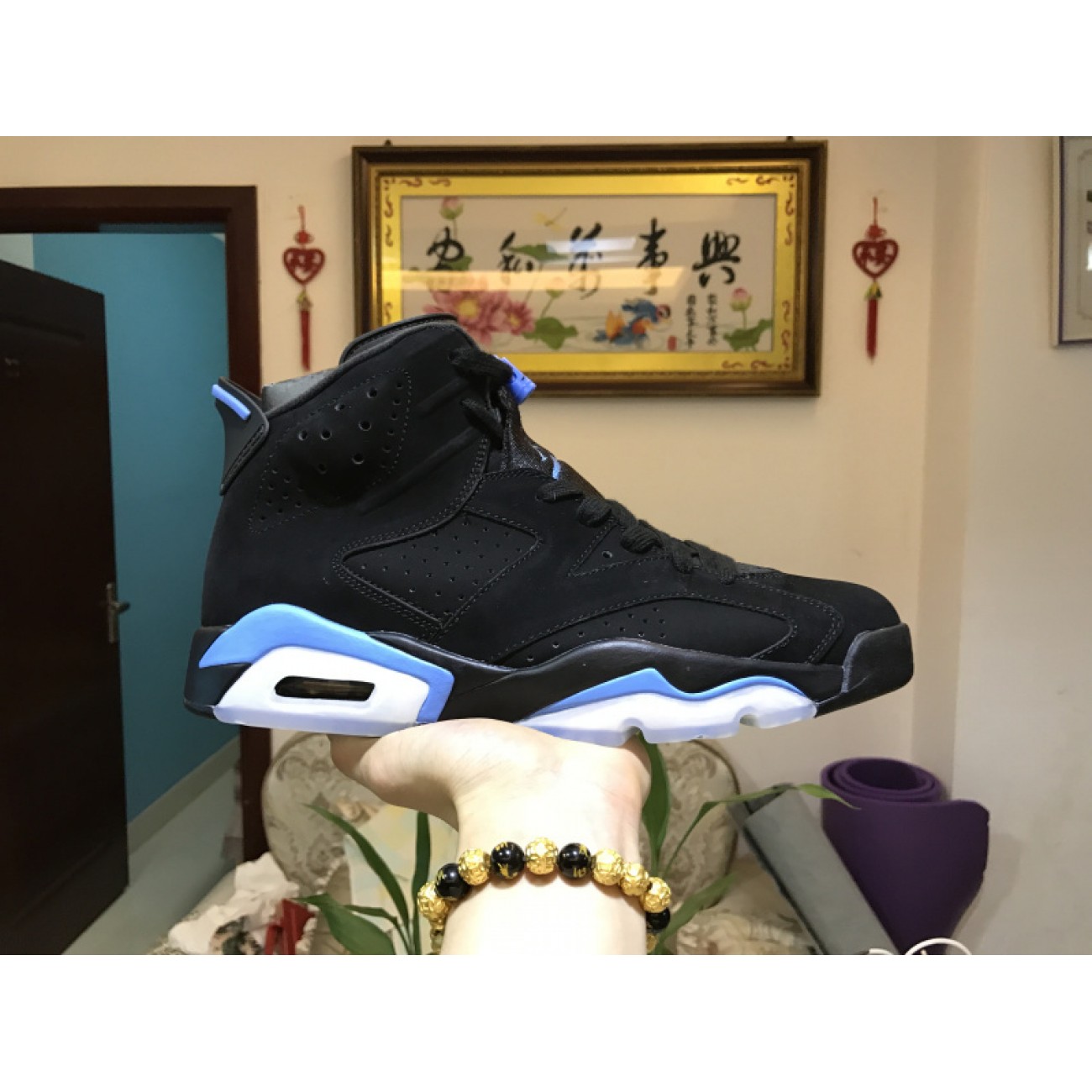 Air Jordan 6 University Blue 384664-006