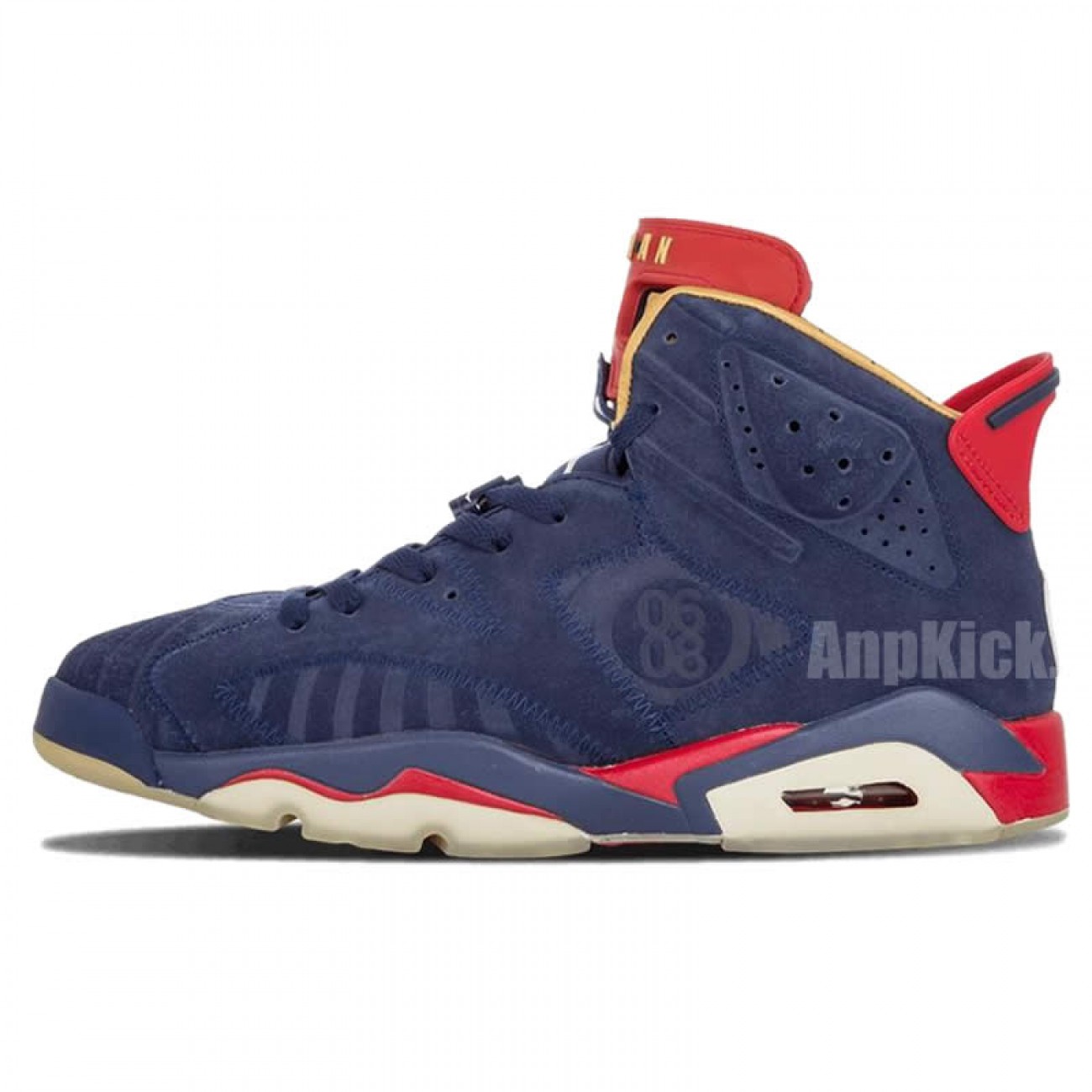 Air Jordan 6 Retro DB Doernbecher Navy Blue And Red 392789-401