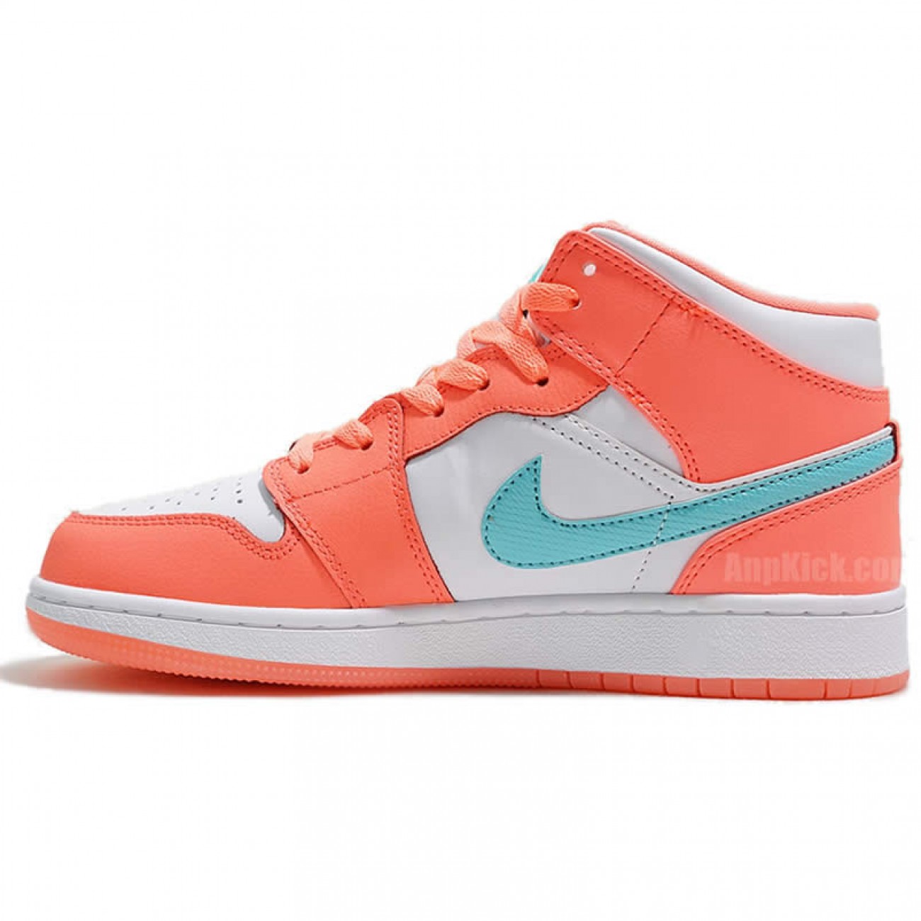 Air Jordan 1 Mid GS Crimson Pulse Pink Aqua 555112-814