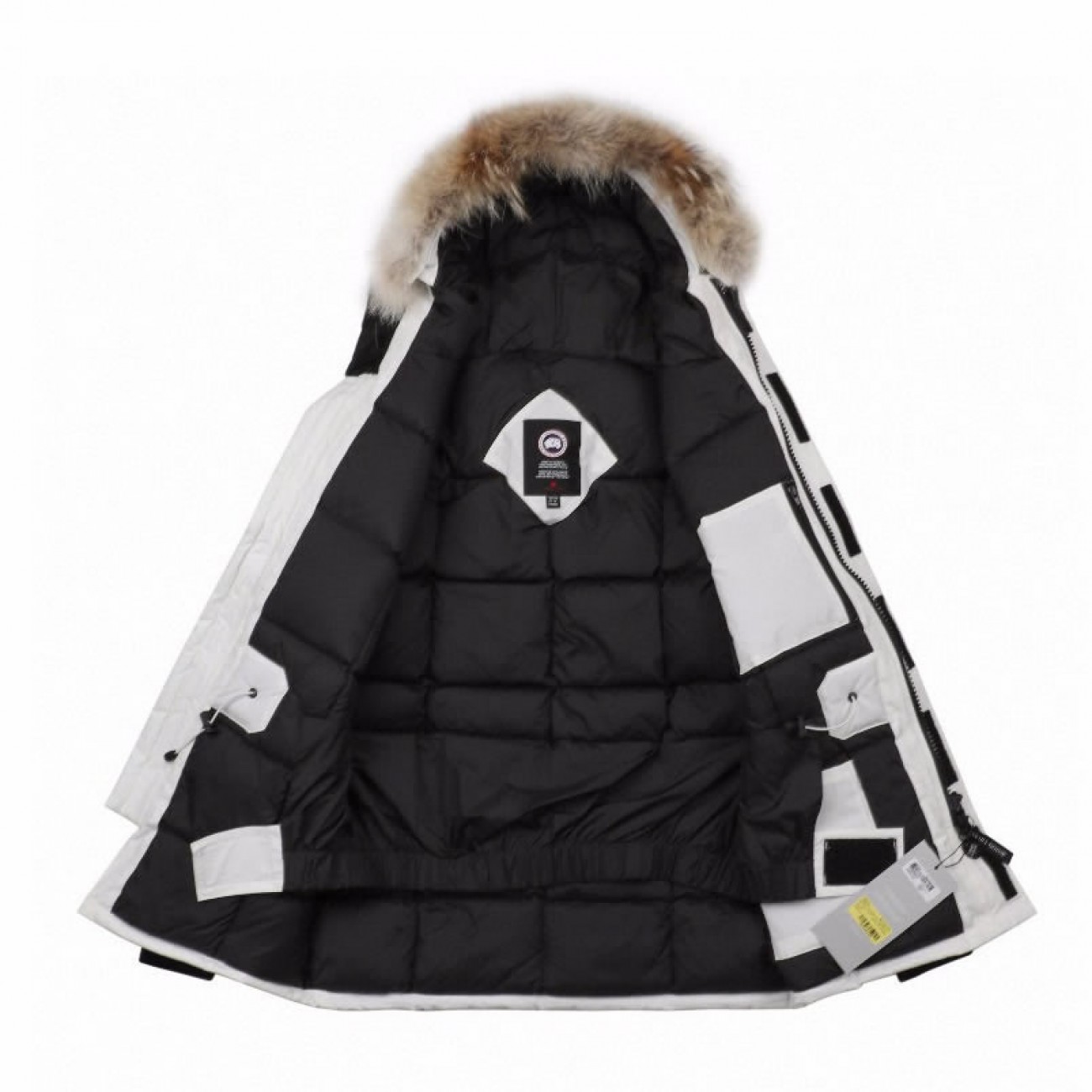 08 ' Canada Goose '19FW Expedition 4660MA Down Jacket Coat White